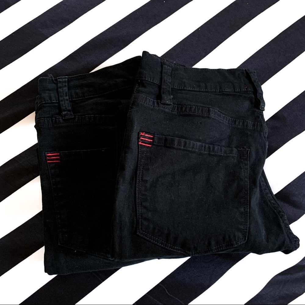 UO BDG Twig Ripped High Waist Black Jeans 27 - Picture 6 of 6